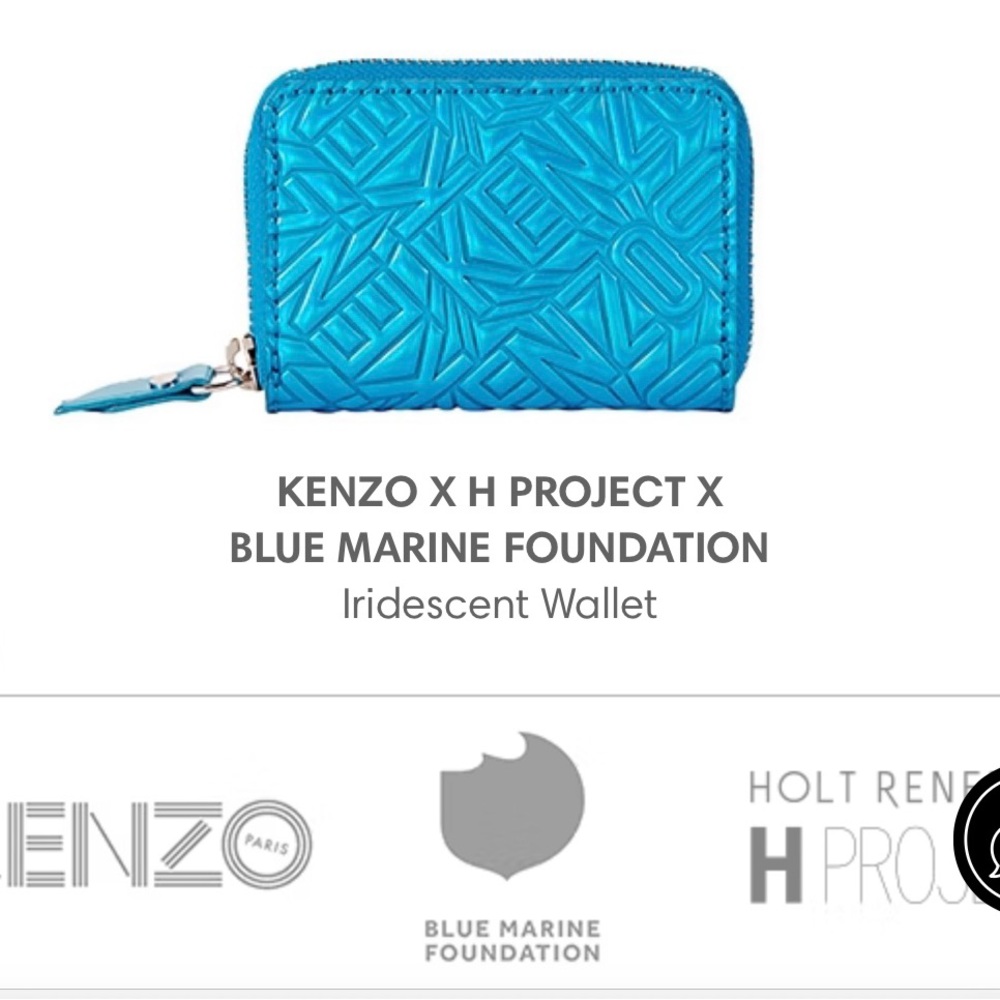 Kenzo Limited Edition Blue Marine wallet